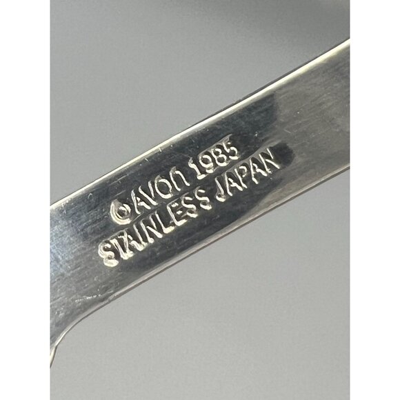 Vtg  Stainless Sugar Spoon Enamel Handle German Woman Buckets Milkmaid - Picture 4 of 8